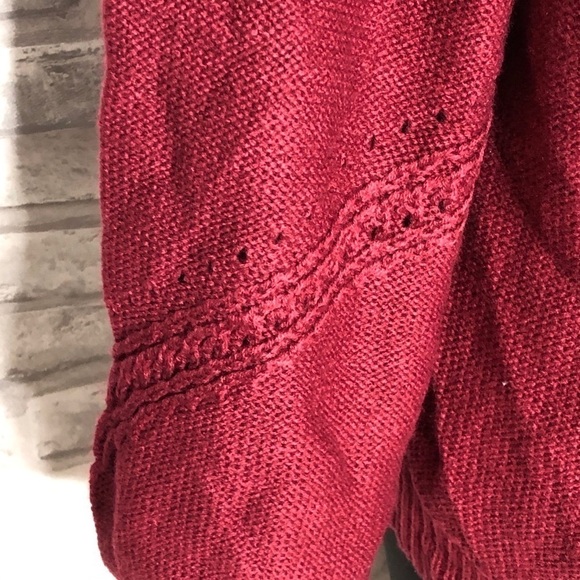 American Rag dark red knit sweater, NWT, Large - Picture 7 of 8